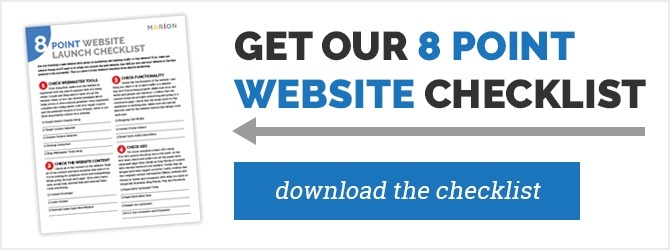 download 8 point website checklist