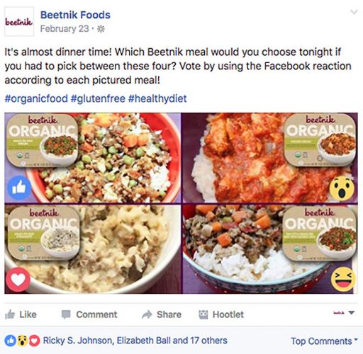 beetnik facebook poll post