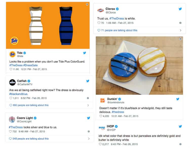 social media trendjacking examples