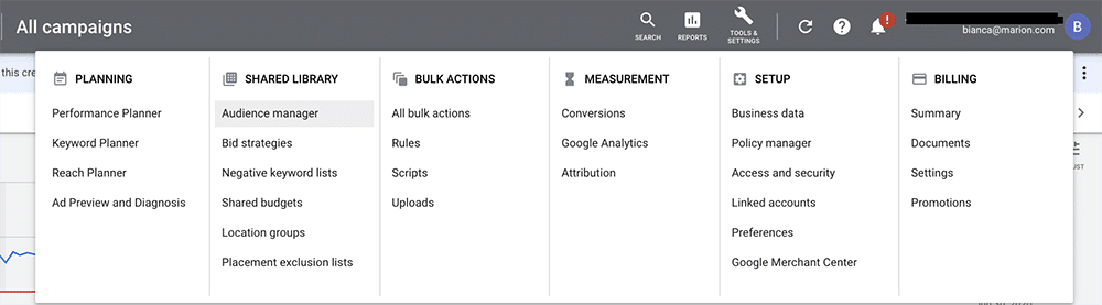 how to target an audience on Google Ads