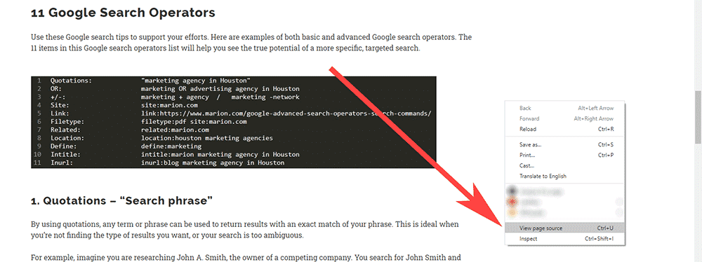 search for a keyword within a site